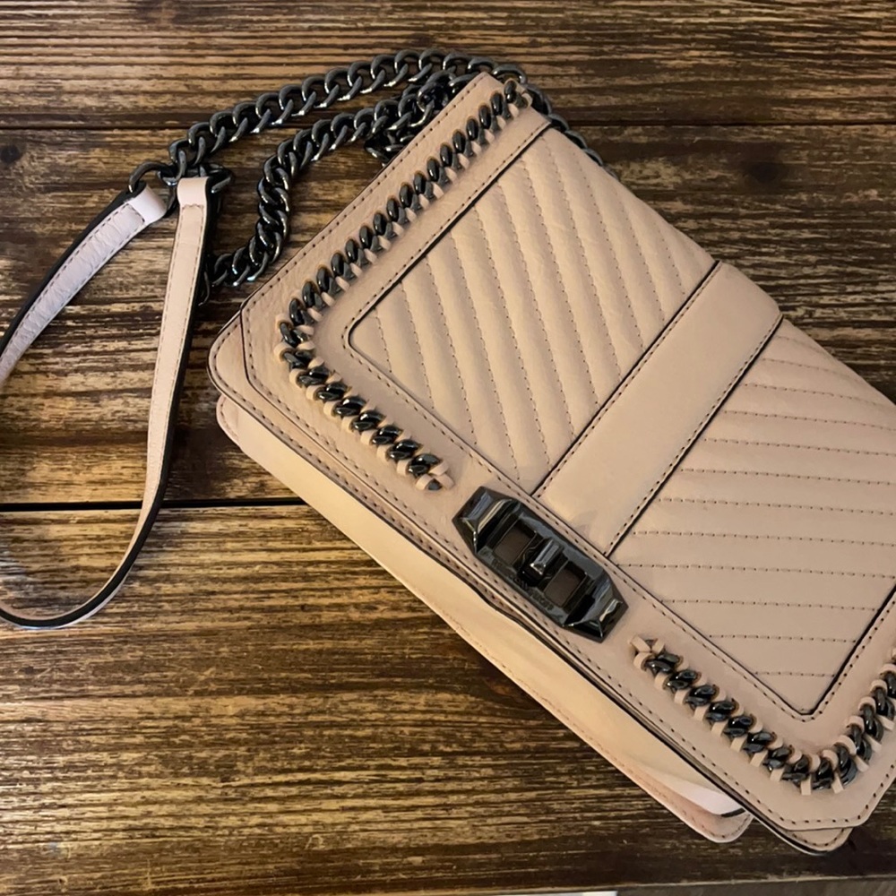 Rebecca minkoff chevron crossbody
